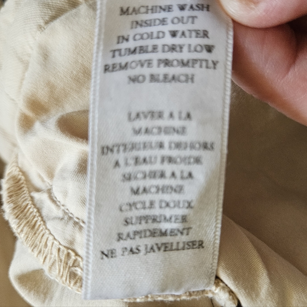 Frank & Eileen Wicklow Beige Cropped Chino Pants - Picture 5 of 8